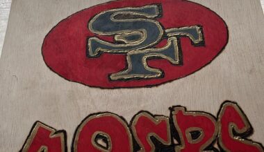 49ers custom sign done by me