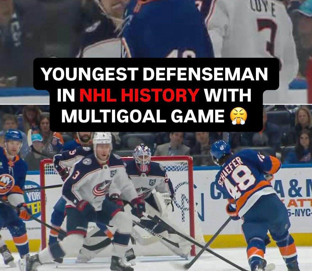 Matthew Schaefer Is The Youngest Defenseman In NHL History With A Multigoal Game