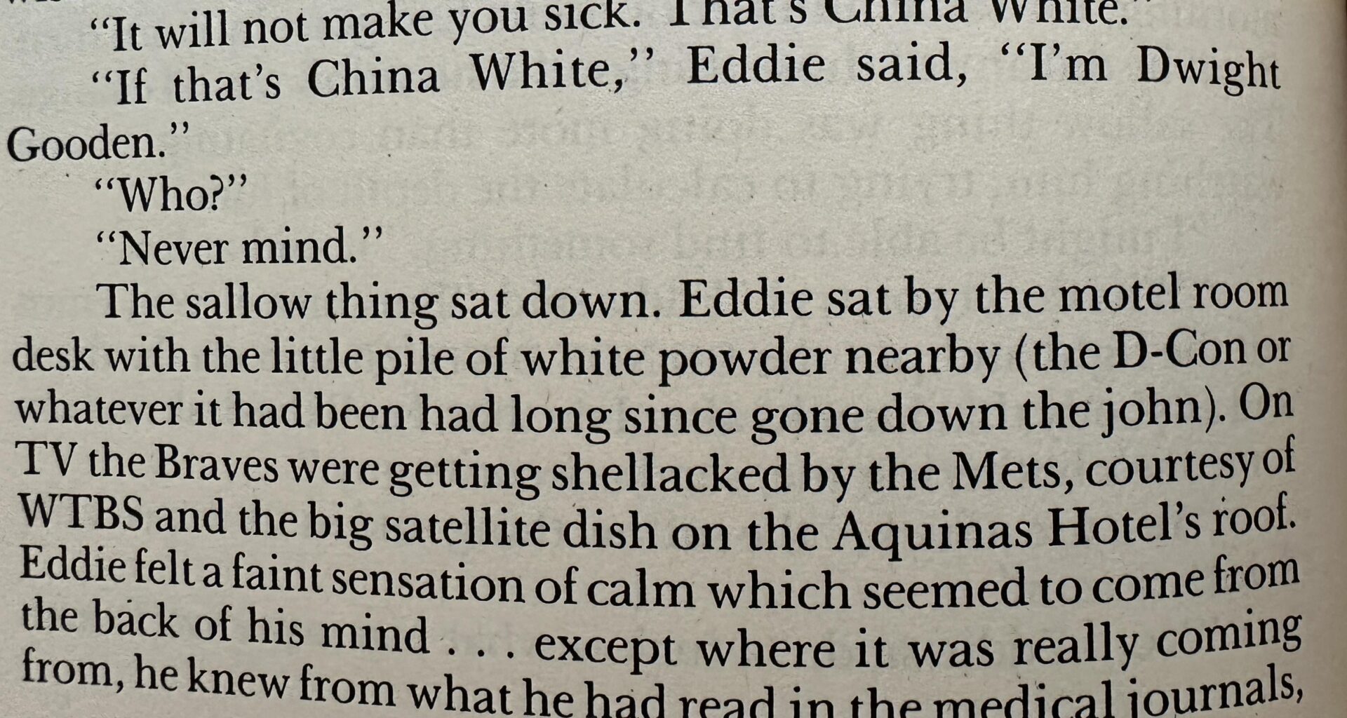 Reading Stephen King and all of a sudden…