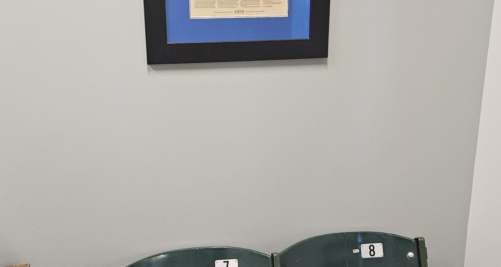 Moved into a new office and knew immediately what decor had to go up first!