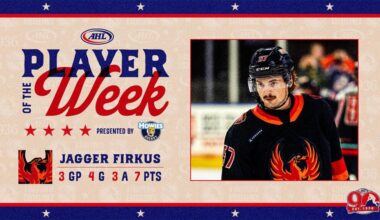 [theAHL.com] Firebird's Firkus is the AHL Player of the Week