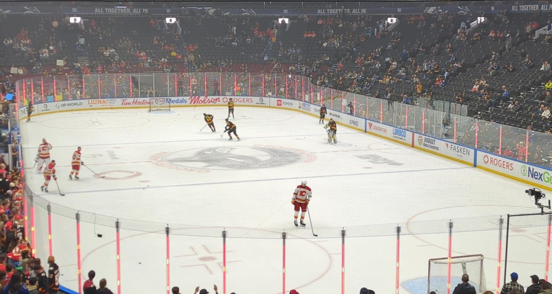 Checking in from behind enemy lines