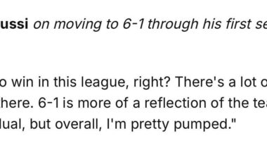 I’ve seen enough, give Bussi the keys to the city.