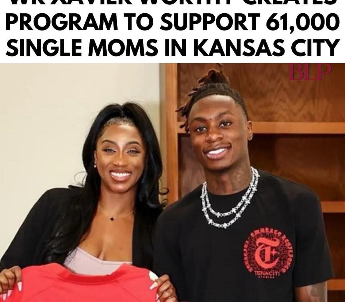 [Xavier Worthy] Xavier has created a program to support 61,000 single moms in KC