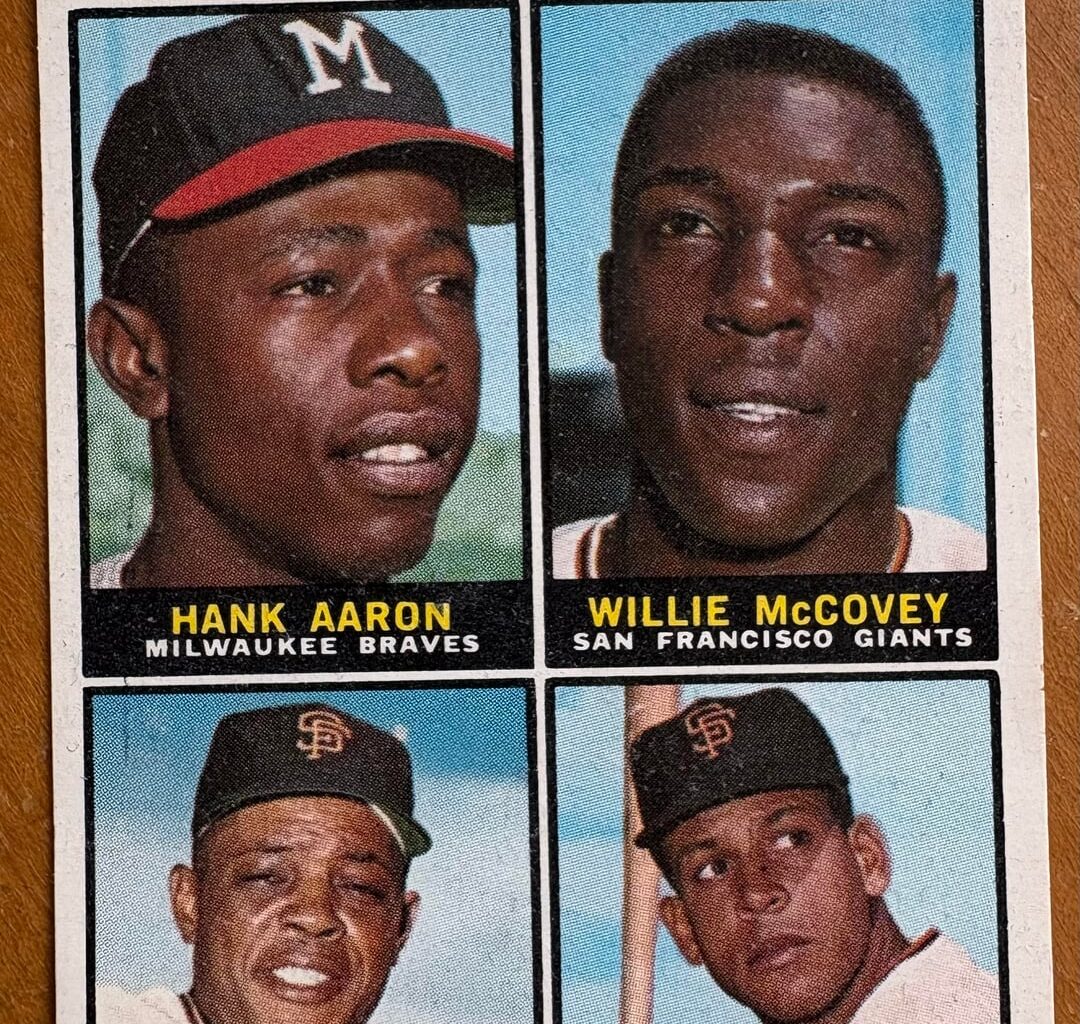 1963 National League Home Run Leaders card