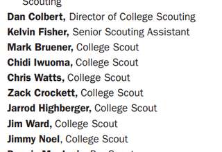 Steelers installment of scouting staff comparisons