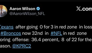 We are now officially the worst red zone team in the league