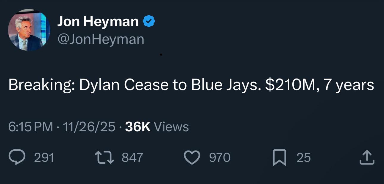 Cease to the Jays