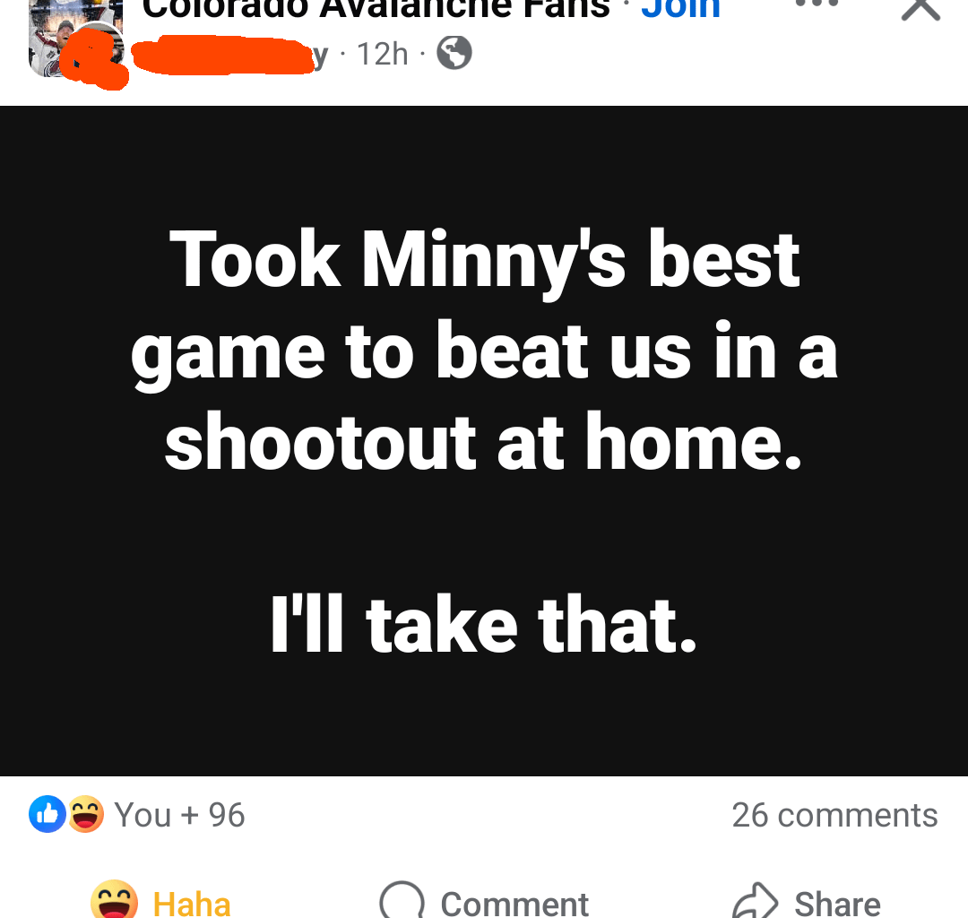 Ok, we'll take the W, you take the cope