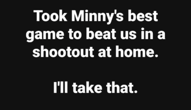 Ok, we'll take the W, you take the cope