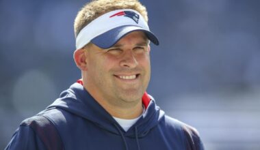 Josh McDaniels when asked if Pats O is fool's gold: "No... Fool's gold is watching this offense and being one of the teams like the Giants or Titans and thinking they should give me my 3rd shot at being a HC"