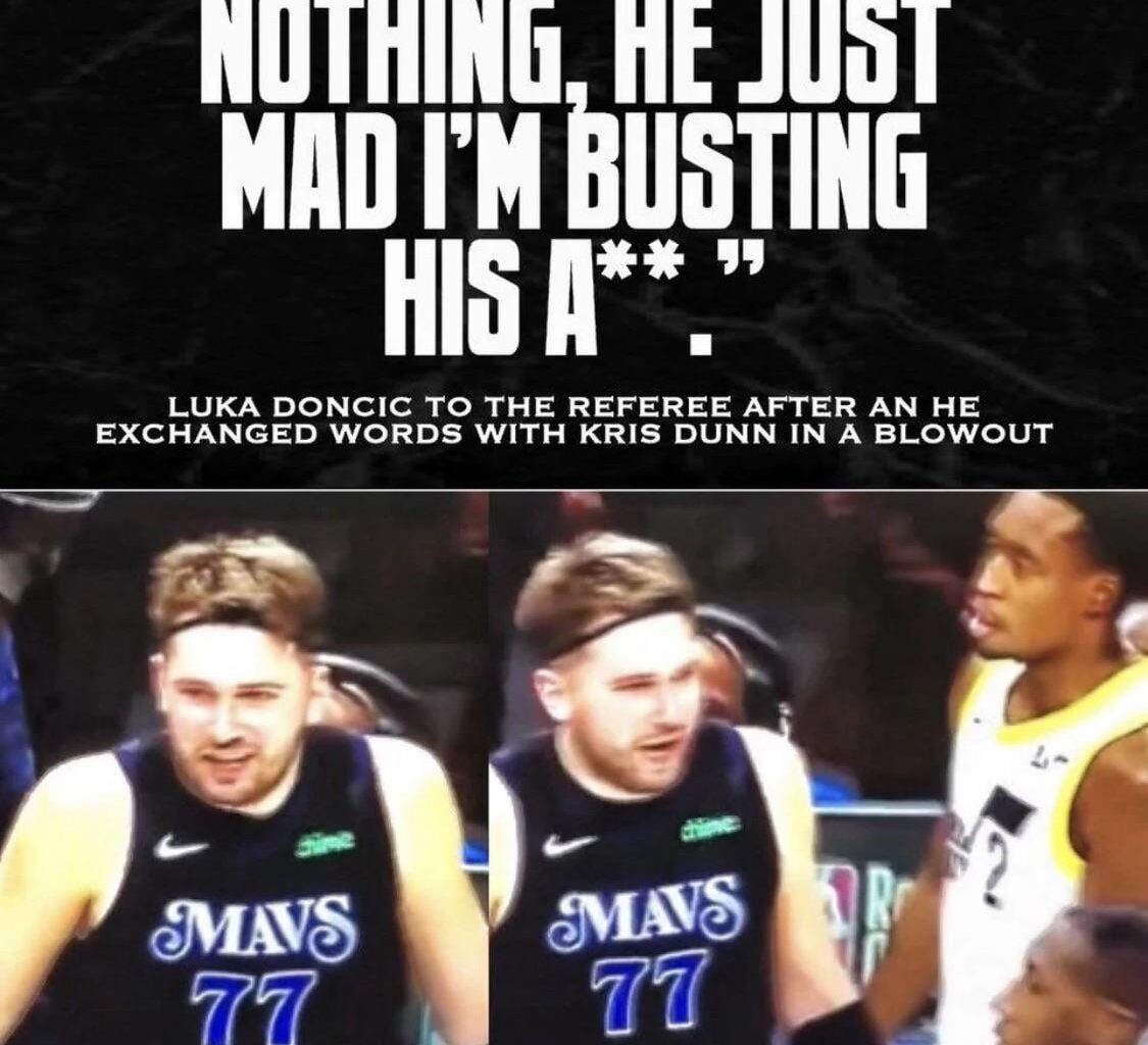 Luka busts Kris Dunn @ss again tonight, gets in scuffle …. in a different uniform this time.