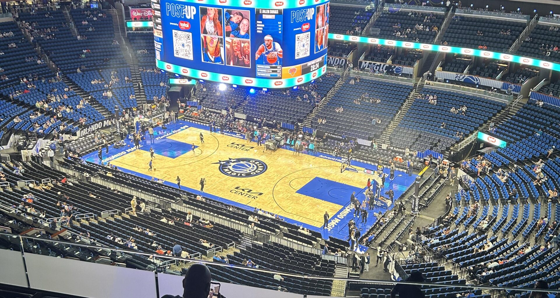 Checking in from enemy territory