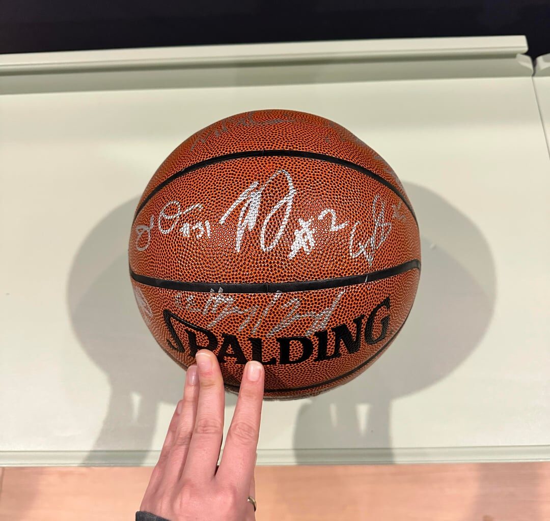 Possible Hornets (Bobcats)  signed ball