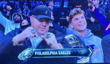 Cooper DeJean and Big Dom at Monday Night Raw tonight