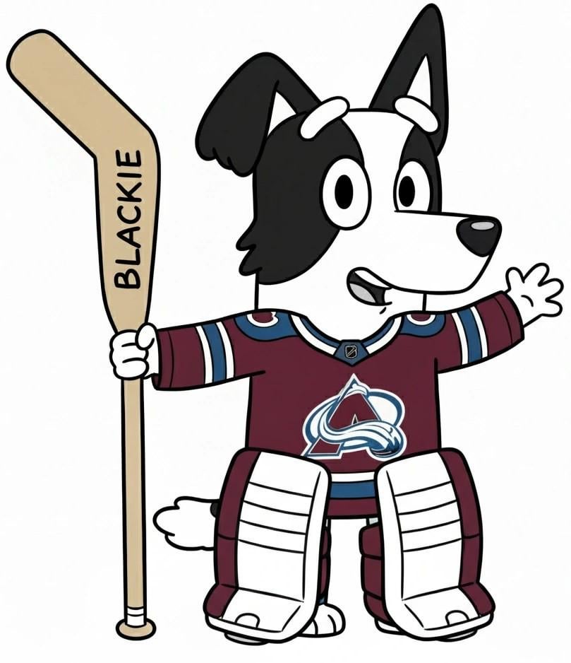 My Blackwood/Bluey art!