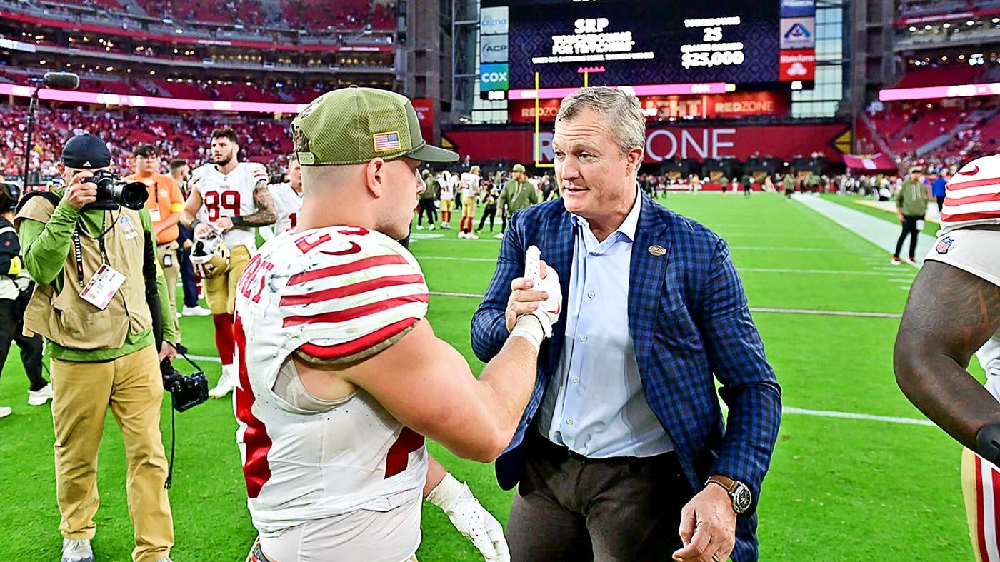 Why John Lynch was 'a little bothered' during 49ers' win over Cardinals