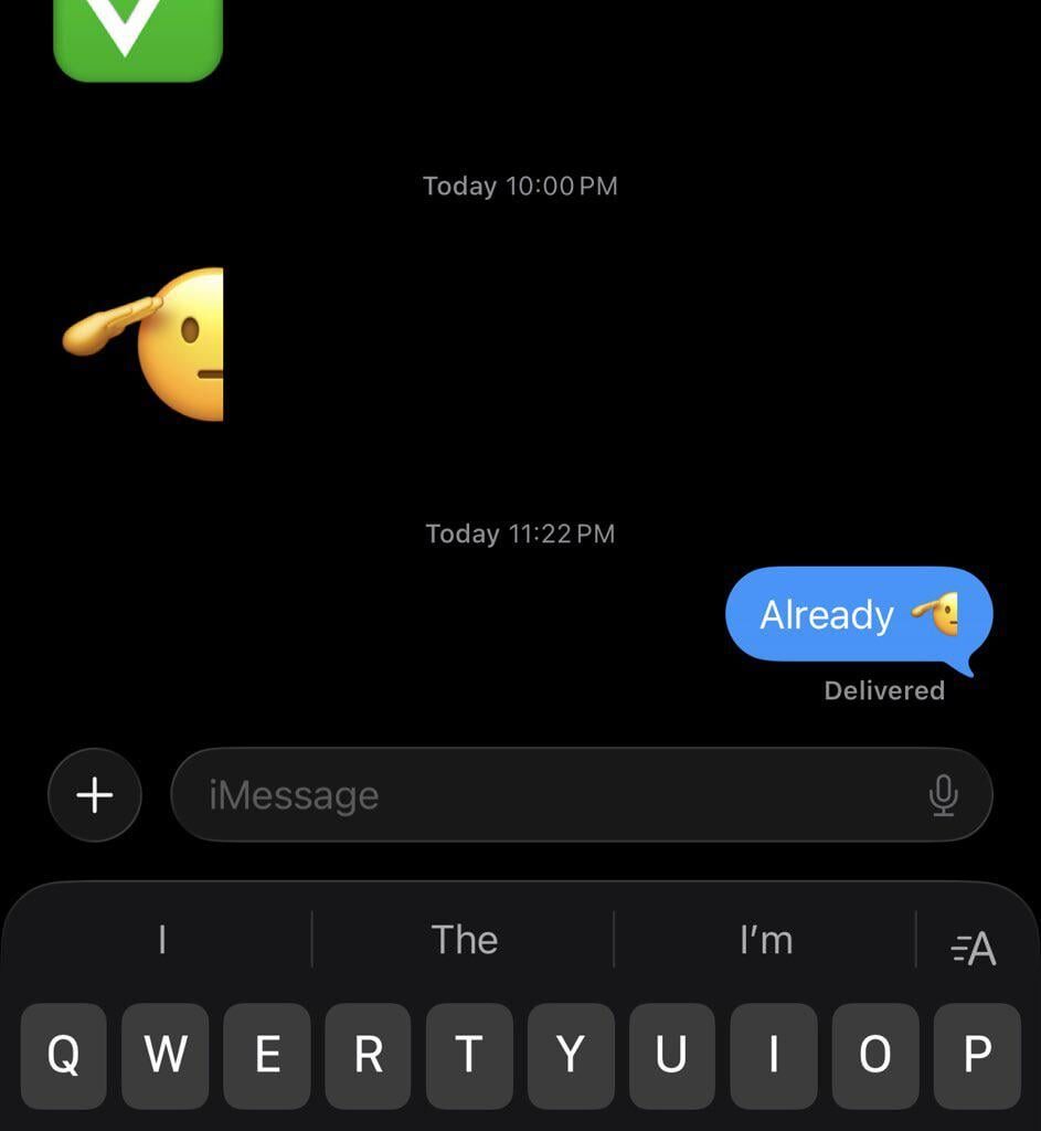 Ware shared a screenshot of his & UD’s texts via Twitter