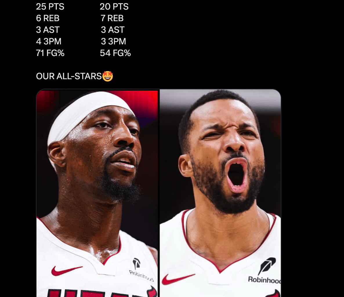 2 All-Stars incoming 🔥🔥🔥 (Definitely at least Norm get his first All-Star 🔥)