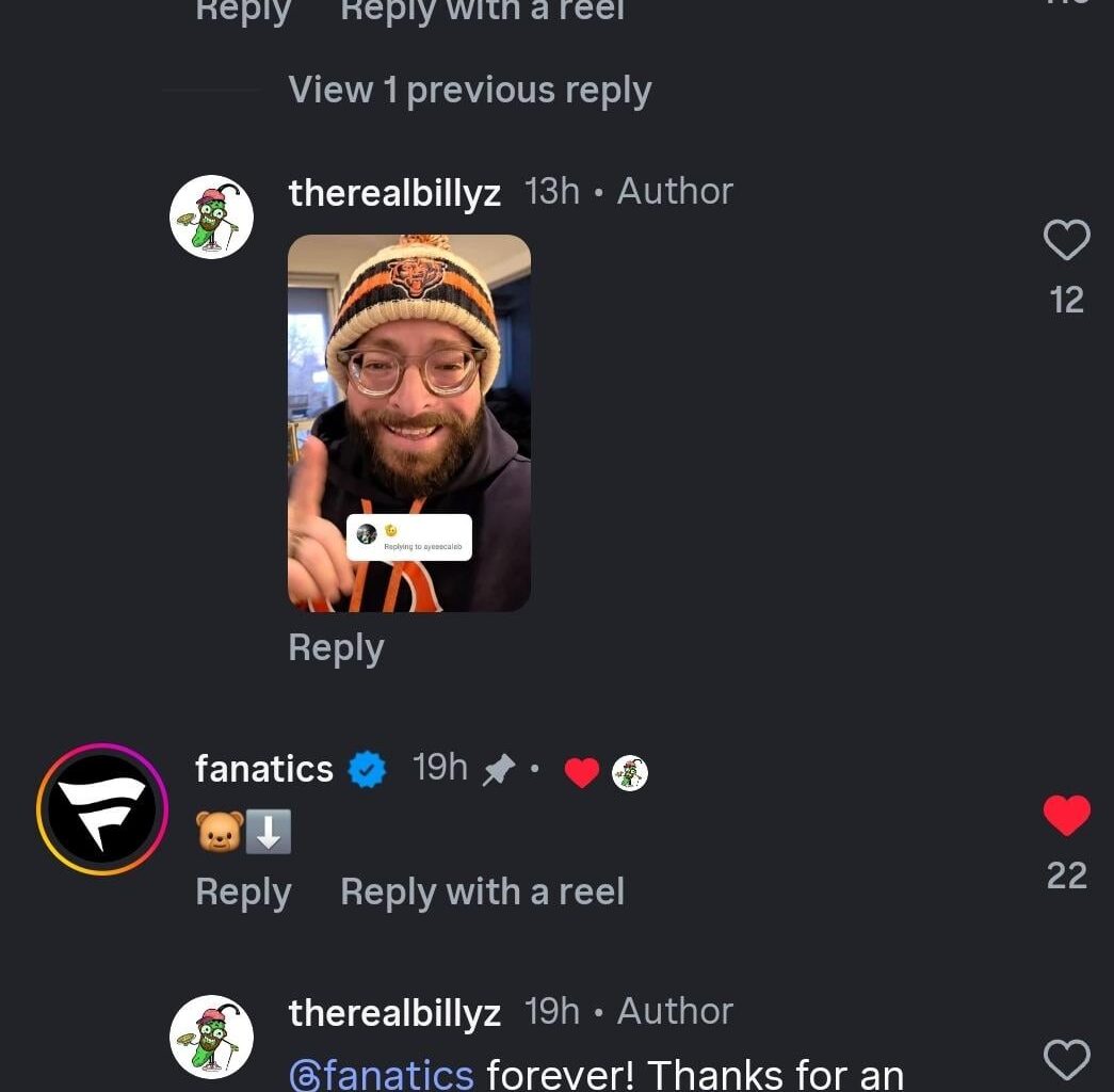 CALEB COMMENTED ON MY Instagram POST!!! 🐻👇
