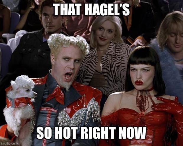 Hags is heating up!