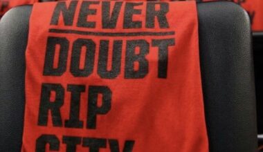 Rip city we never give up