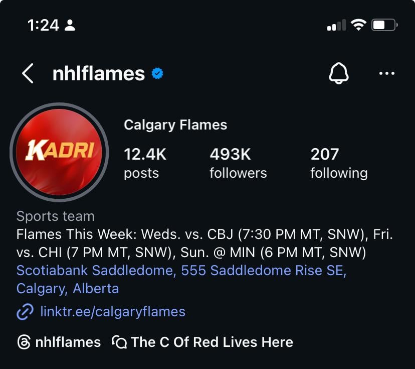 Flames IG changed their profile picture