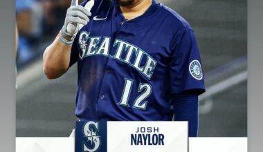 Cal Raleigh reacts to Naylor re-signing: