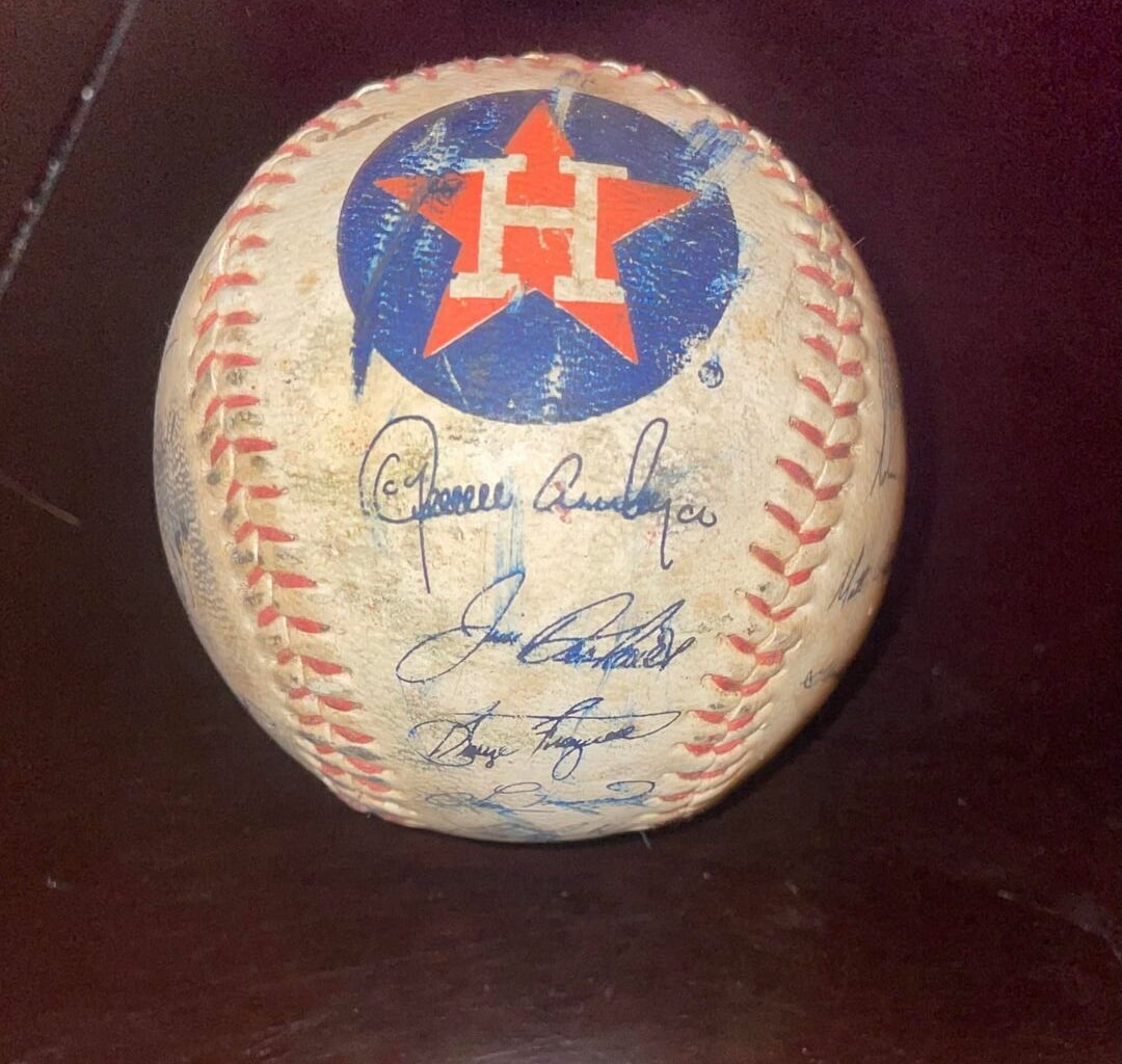 Autographed ball