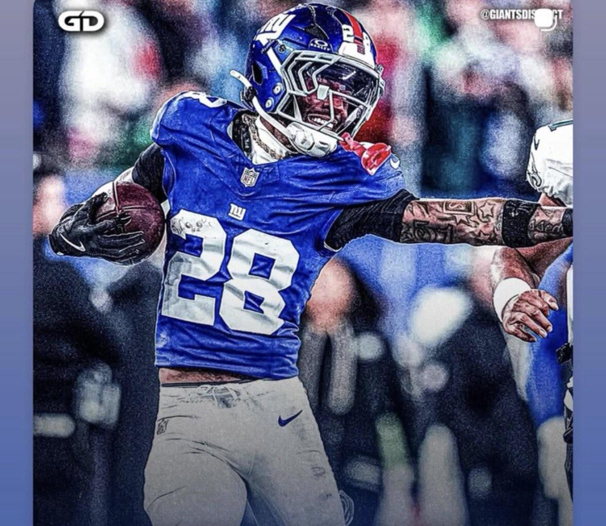 Brian Burns via his Instagram story 📸 There’s few players currently on this Giants roster that deserve an extension, Cor’dale Flott is one of them.