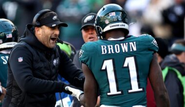 Nick Sirianni is "close to being done" answering A.J. Brown questions