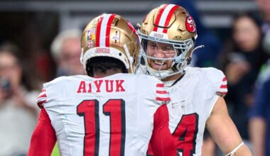 Report: 49ers void WR Brandon Aiyuk's $26.15 million in guarantees for 2026