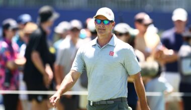 Adam Scott chasing trio of leaders, one working with caddie Steve Williams, at Australian PGA