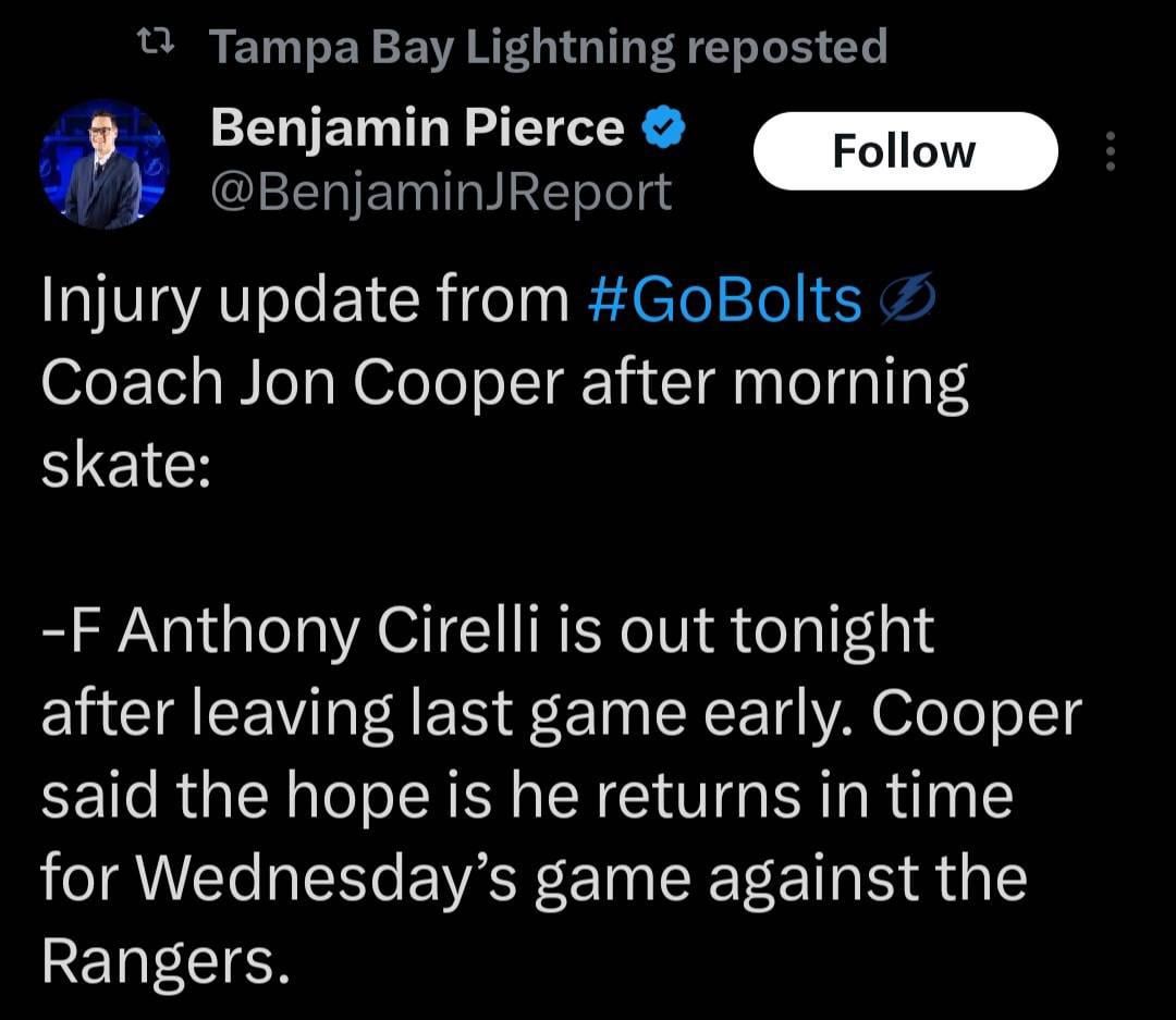 No AC until Wednesday at least