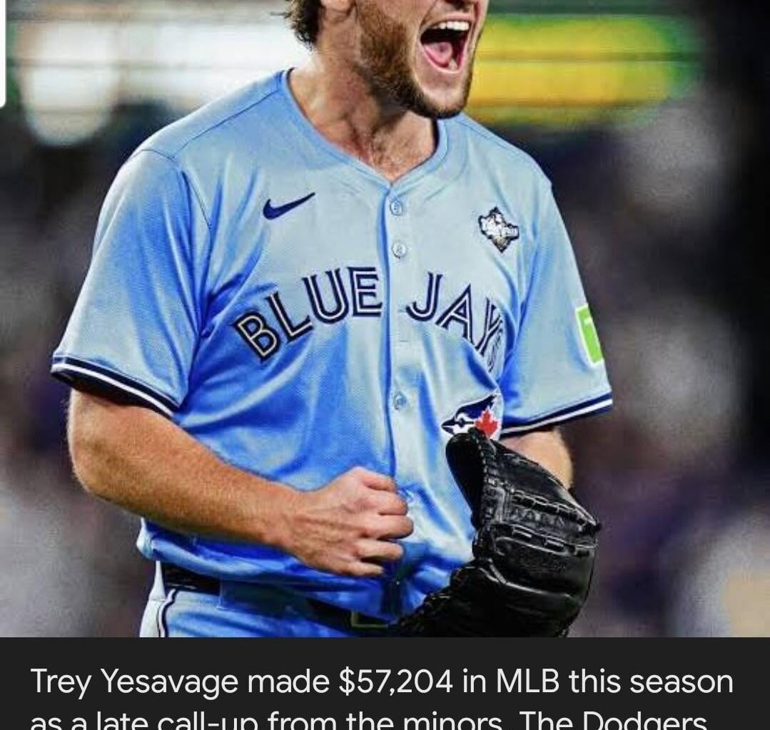 Trey Yesavage only made 57k this entire season vs. the dodgers line up making 148 million!