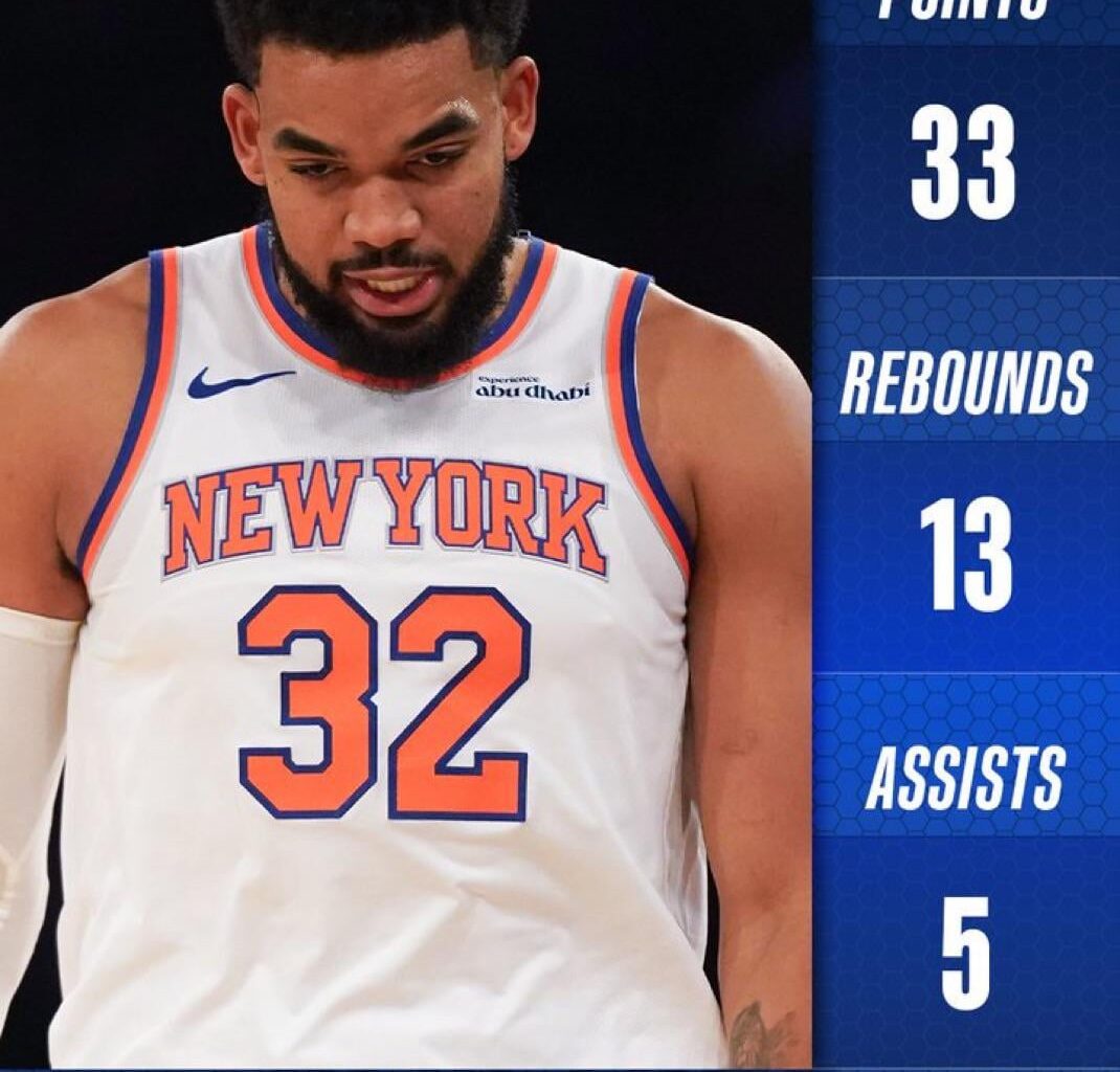 KAT 33 PTS | 13 REB | 5 AST