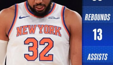 KAT 33 PTS | 13 REB | 5 AST