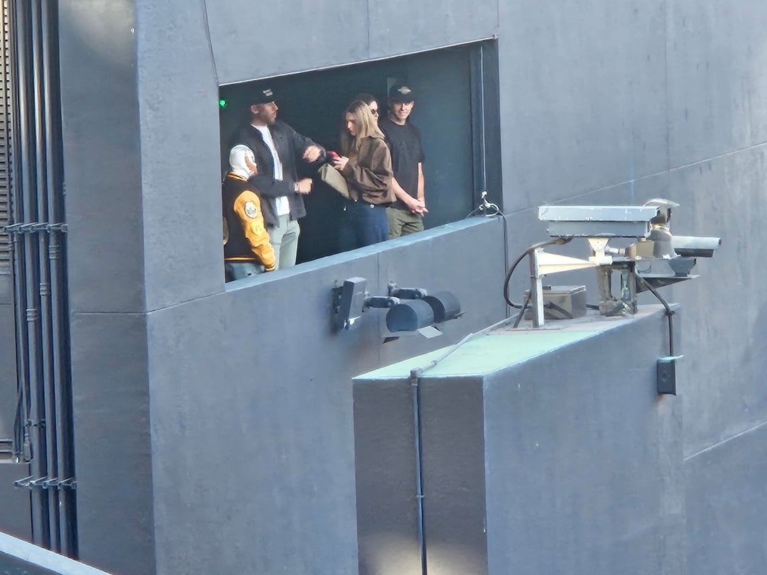 Musgrove and Rey Mysterio chillin at Survivor Series