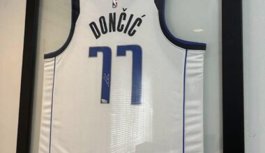 Saw someone online selling this signed Luka Mavs jersey 😭 This got me emotional.