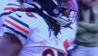 Helmet all effed up. Bro is runnin lol