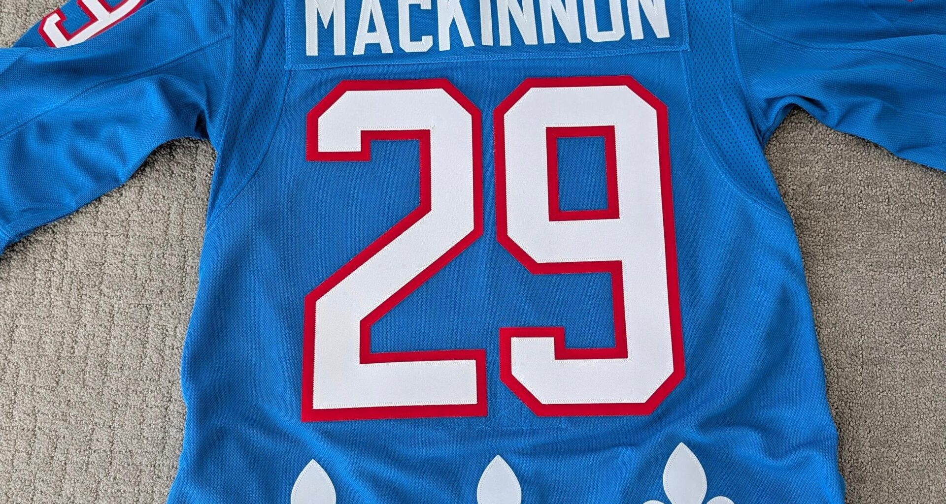 Nordiques Jersey Trade - Have a Size 46 MacKinnon -> Want Size 42 or 44