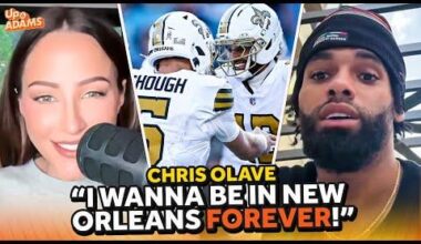 Chris Olave tells Kay Adams he "want's to be in New Orleans forever"