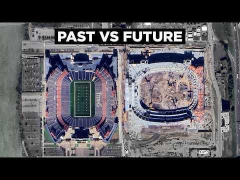 Why America's Open-Air Stadiums Are Dying Out (B1M video about new Nissan Stadium)