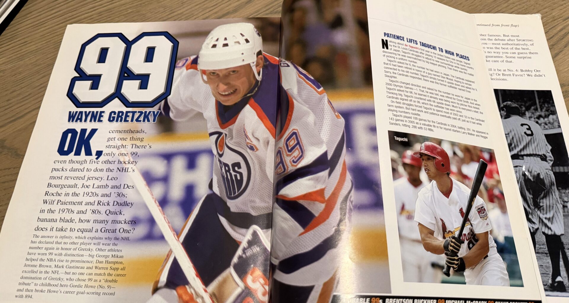 Behold. The two best players to ever wear 99.