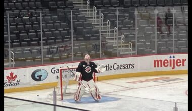 Gibson on ice in starter net per Ansar Khan