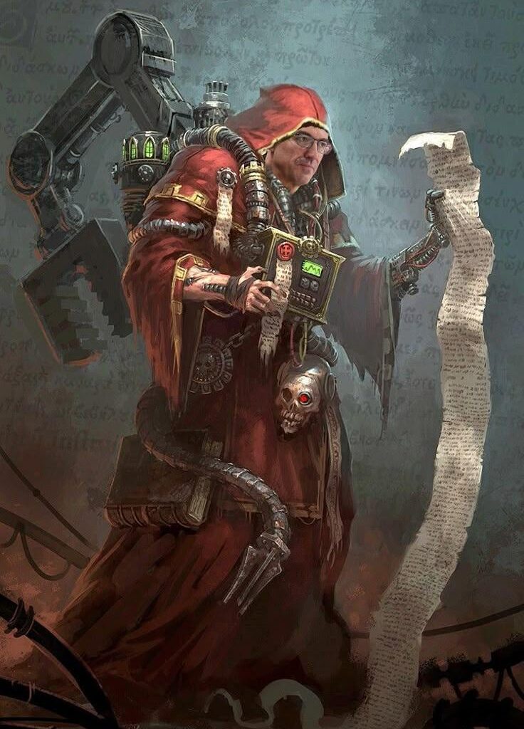 "I consulted the Machine Spirit for our path to victory, and they all thought me a fool."