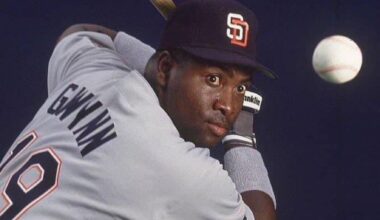 Number of times Pedro Martinez faced Tony Gwynn: 36 - Number of times Pedro Martinez struck Tony Gwynn out: ZERO / Number of times Greg Maddux faced Tony Gwynn: 107 - Number of times Greg Maddux struck Tony Gwynn out: ZERO.