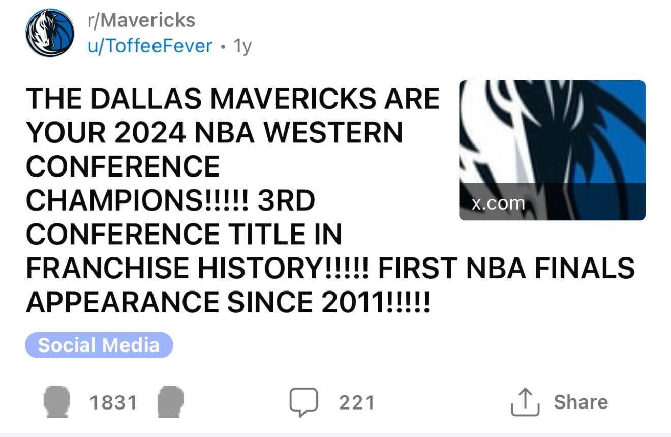 Boy, what can happen in 1 year...