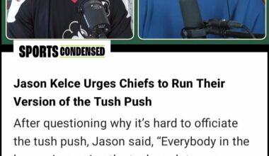 Jason Kelce: "Every team in the NFL is running the tush push"
