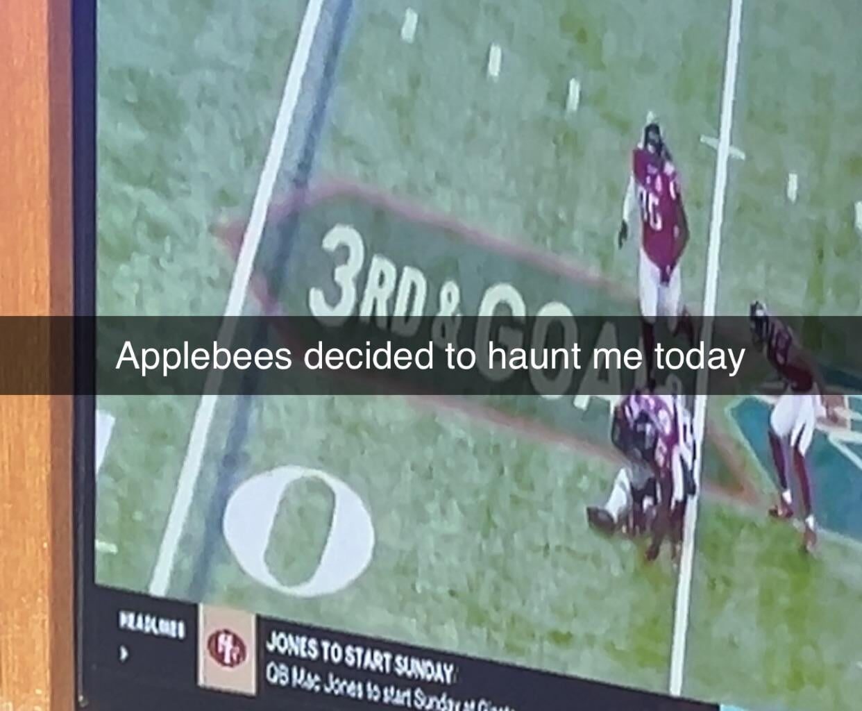 caught this earlier at lunch… fml